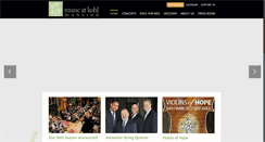Desktop Screenshot of musicatkohl.org